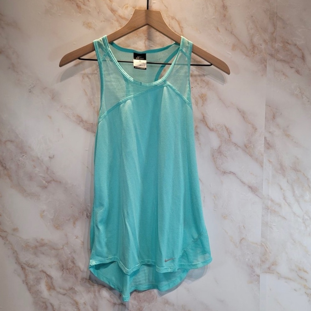 Nike Dri-Fit Mesh Racerback Tank (M) - Picture 3 of 8